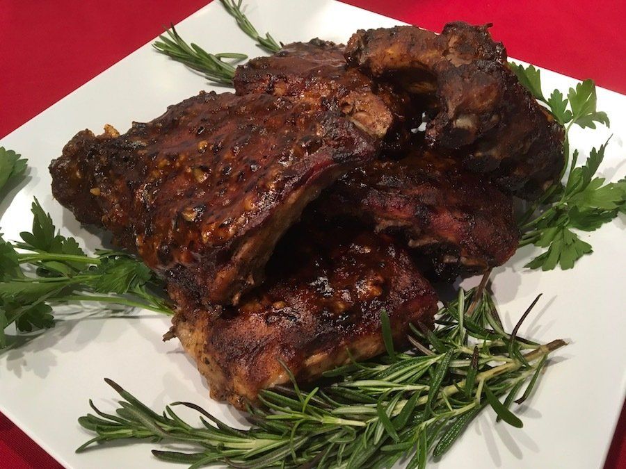 Cajun Fruity Barbeque Ribs